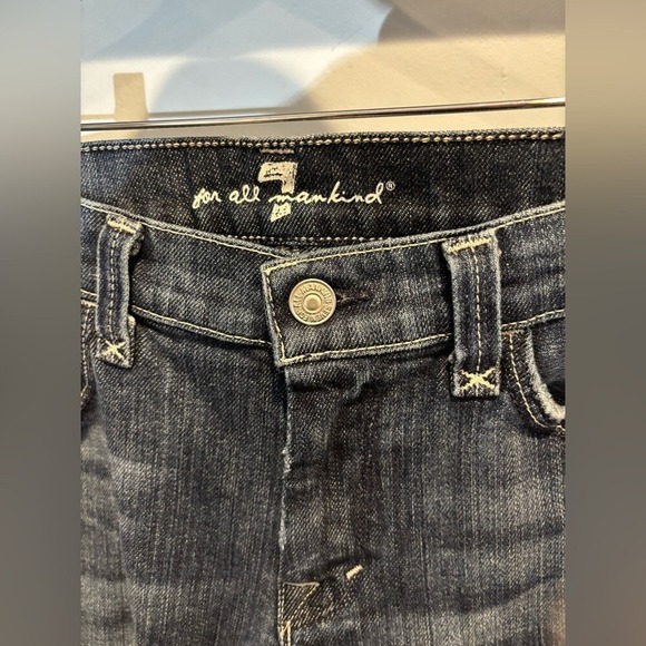 7 For All Mankind Jagger Womans Bootcut dark wash‎ jeansSize 29 - Picture 5 of 10